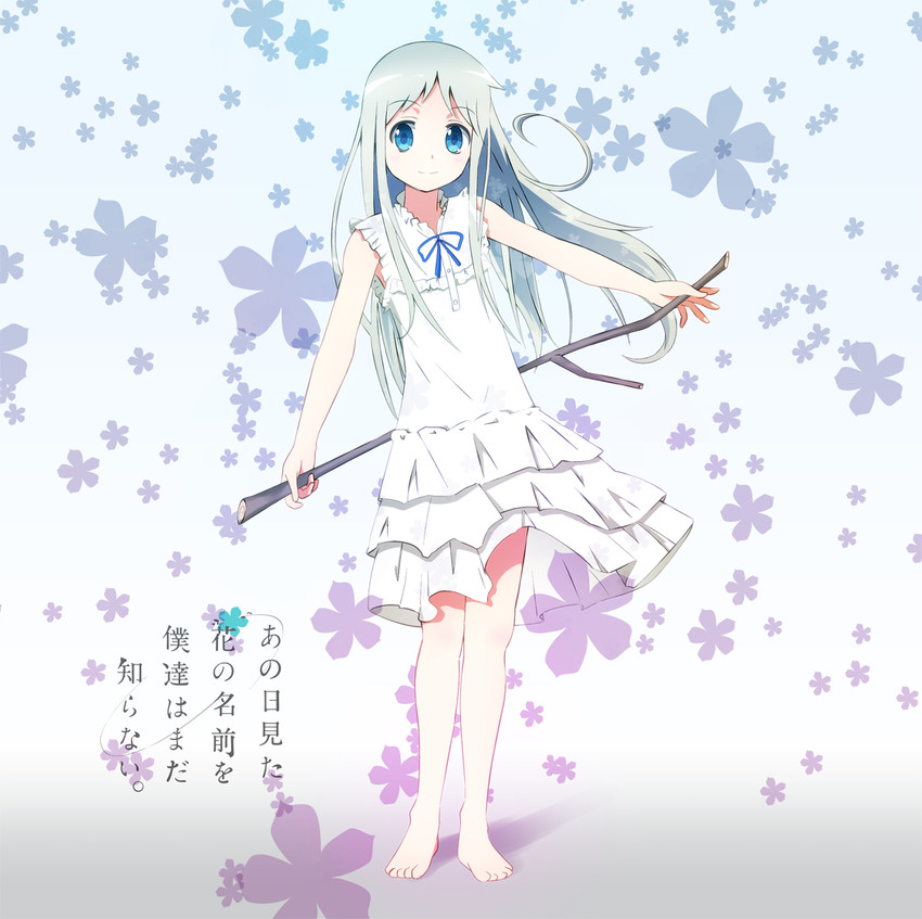 honma meiko (ano hi mita hana no namae wo bokutachi wa mada shiranai.) drawn by ns.x