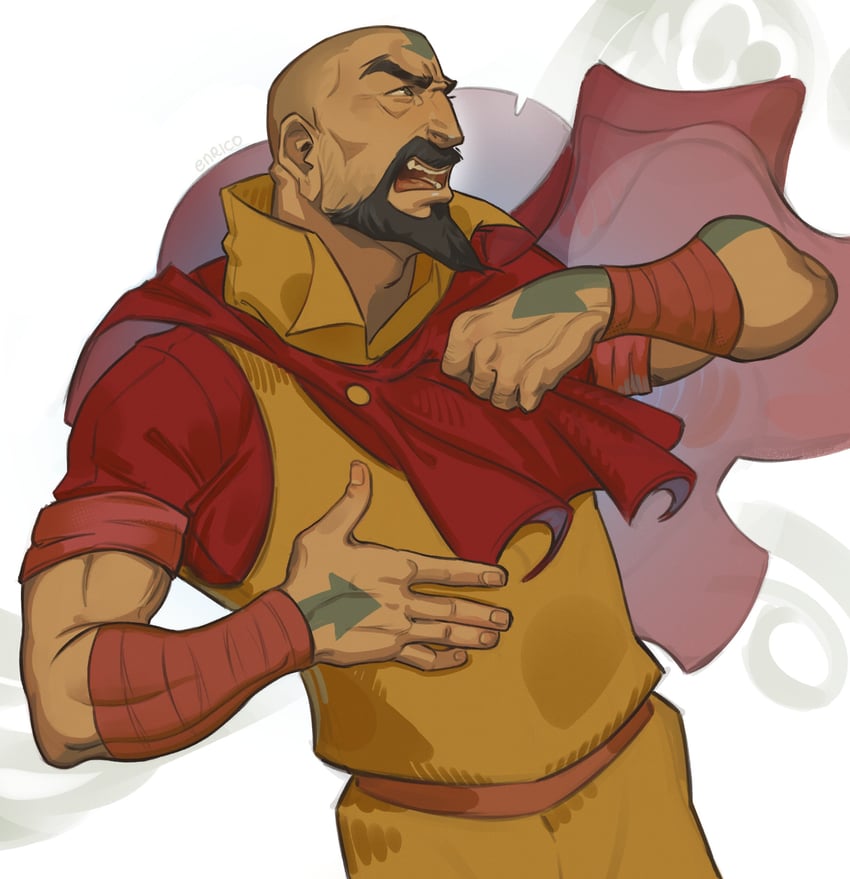 tenzin (avatar legends and 1 more) drawn by enri_(ceinordraws)
