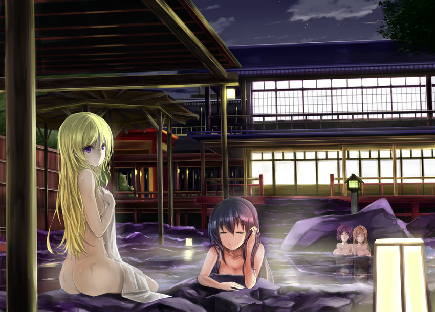 tojo nozomi, sonoda umi, ayase eli, and minami kotori (love live! and 1 more) drawn by orein