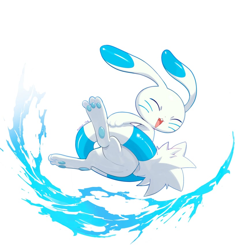warabbit (pokemon and 1 more) drawn by mishael_ita