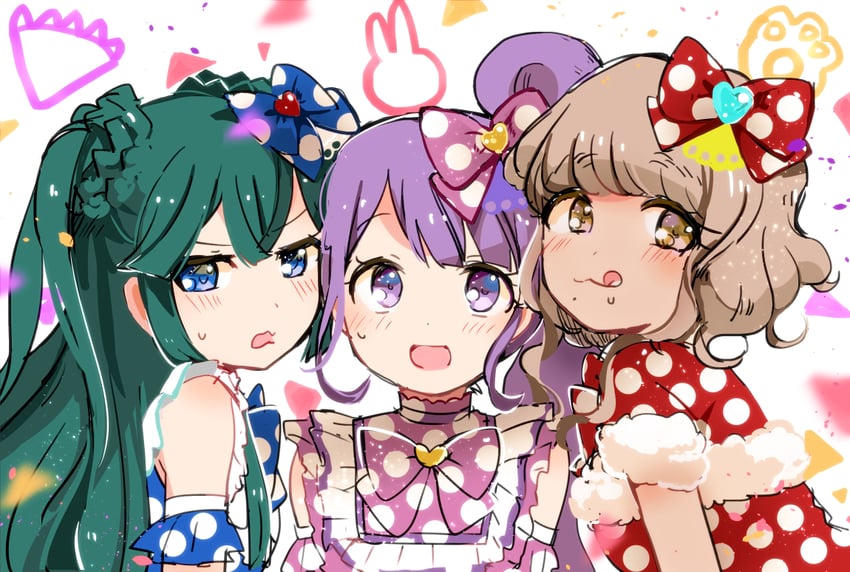 manaka non, tsukikawa chili, and taiyo pepper (pretty series and 1 more) drawn by pipi_o_(pipioo08)