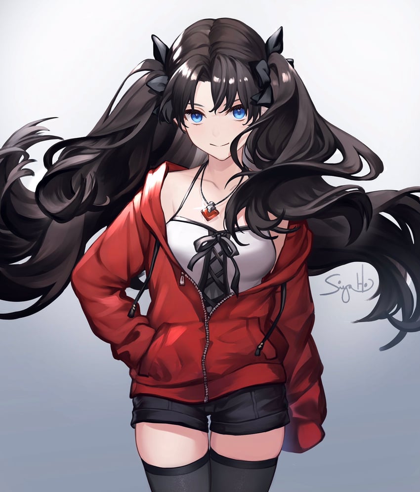 tohsaka rin (fate and 1 more) drawn by siya_ho