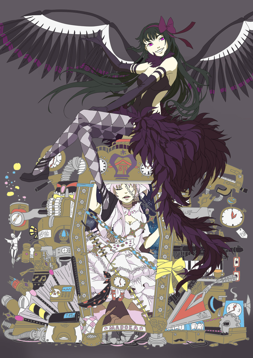 akemi homura, kaname madoka, ultimate madoka, akuma homura, and daniyyel+jennifer (mahou shoujo madoka magica and 1 more) drawn by sophie_bai