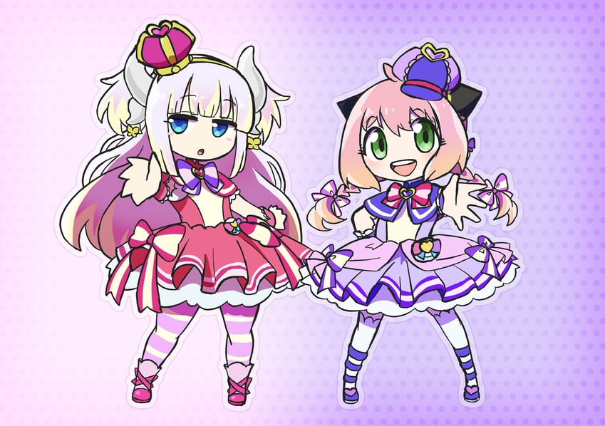 anya, kanna kamui, cure wonderful, cure friendy, tanezaki atsumi, and 1 more (precure and 3 more) drawn by tkcarbohydrate