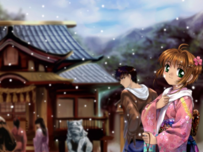 kinomoto sakura and kinomoto touya (cardcaptor sakura) drawn by mutsuki_(moonknives)