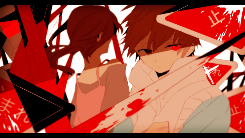 amamiya hibiya and asahina hiyori (kagerou project) drawn by hiiragi_fuyuki