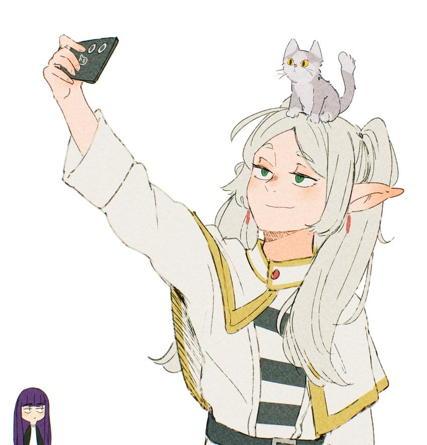 frieren and fern (sousou no frieren) drawn by spindle_(aidenr0)