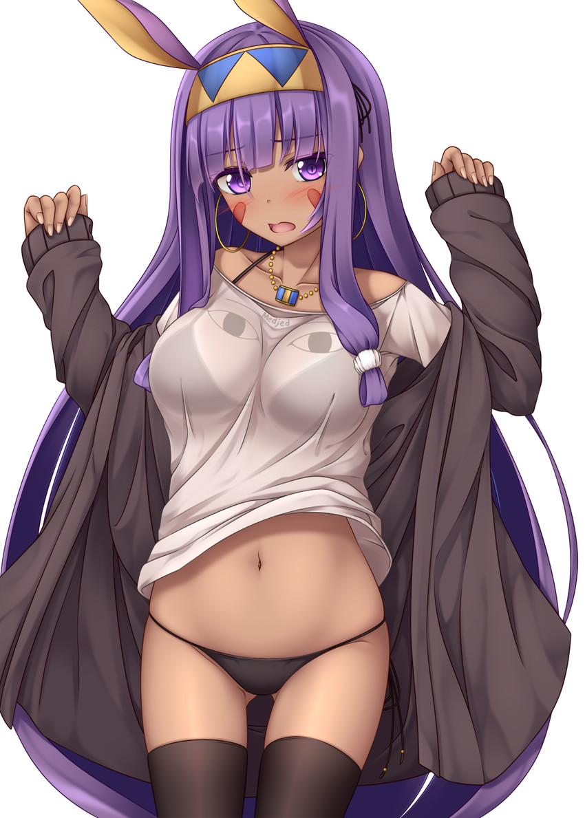 nitocris and medjed (fate and 1 more) drawn by yoye_(pastel_white)