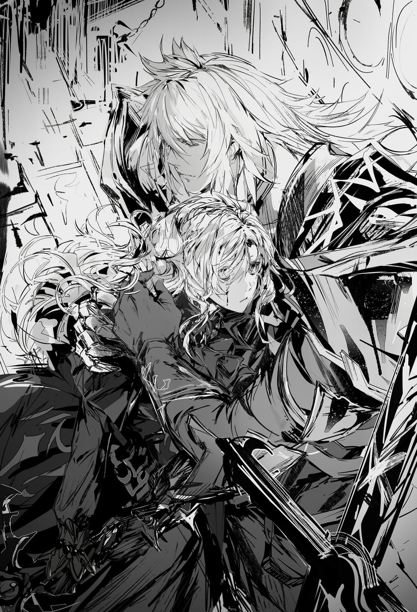 siegfried and kriemhild (fate and 1 more) drawn by rihuajiong