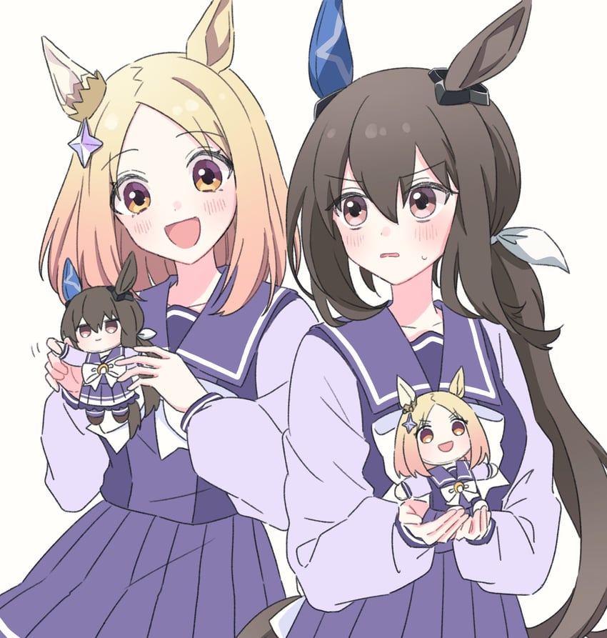 admire vega and narita top road (umamusume) drawn by yoshiko_(mihomi_0135)
