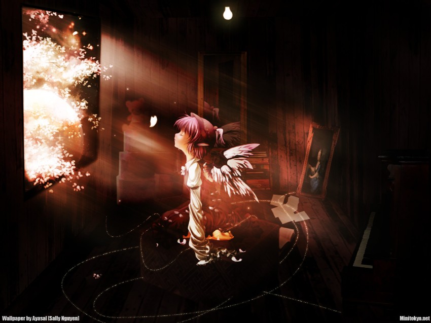 mystia lorelei (touhou and 1 more) drawn by ayase_hazuki