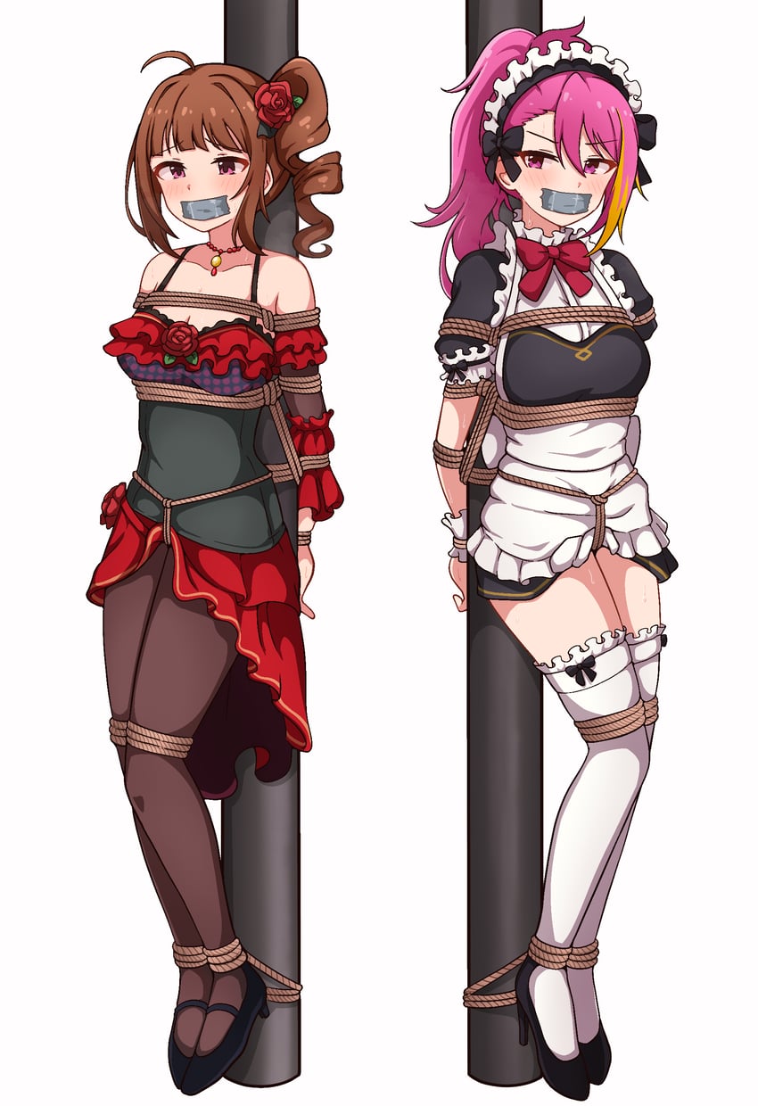 yokoyama nao and maihama ayumu (idolmaster and 2 more) drawn by milliani