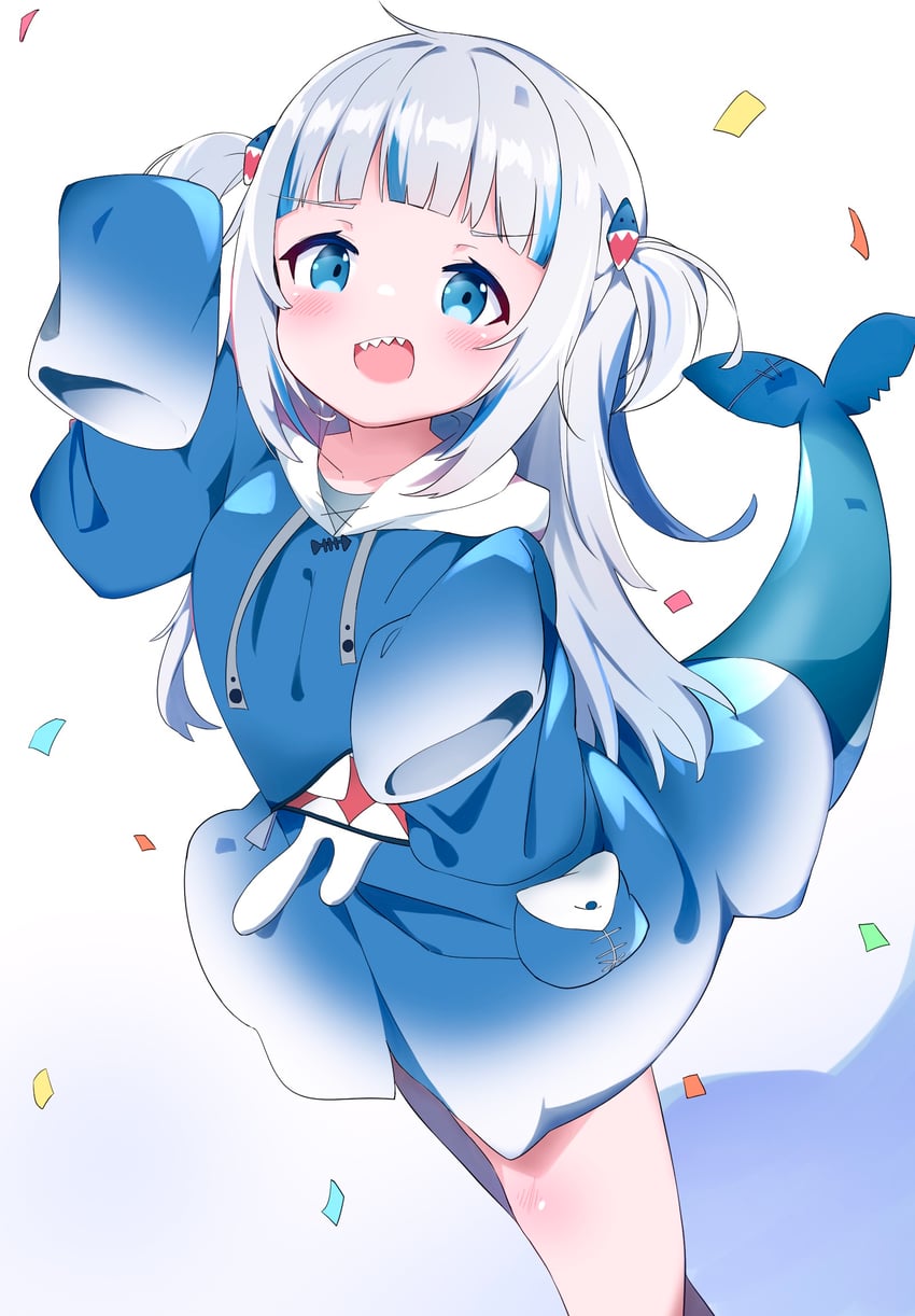 gawr gura (hololive and 1 more) drawn by shiro_sato_(pixivuser_kpsp8285)