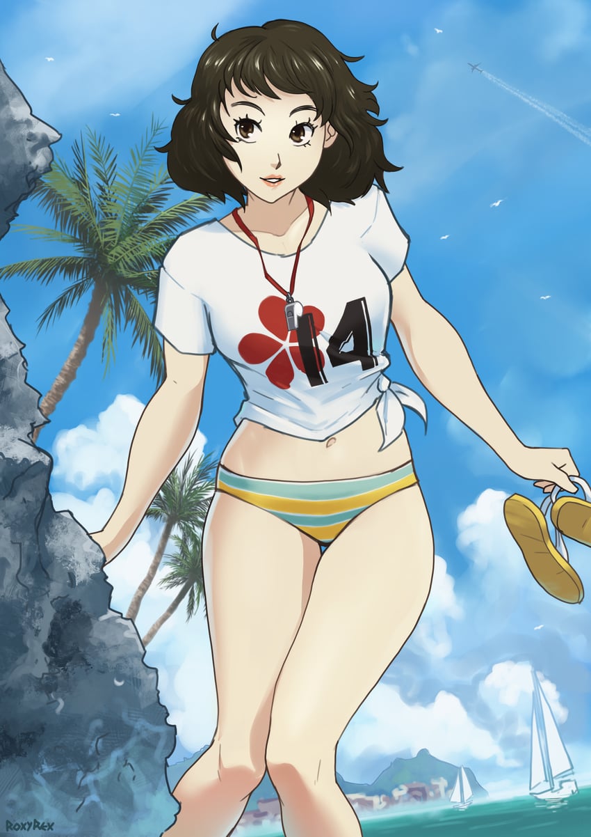 kawakami sadayo (persona and 1 more) drawn by roxy_rex
