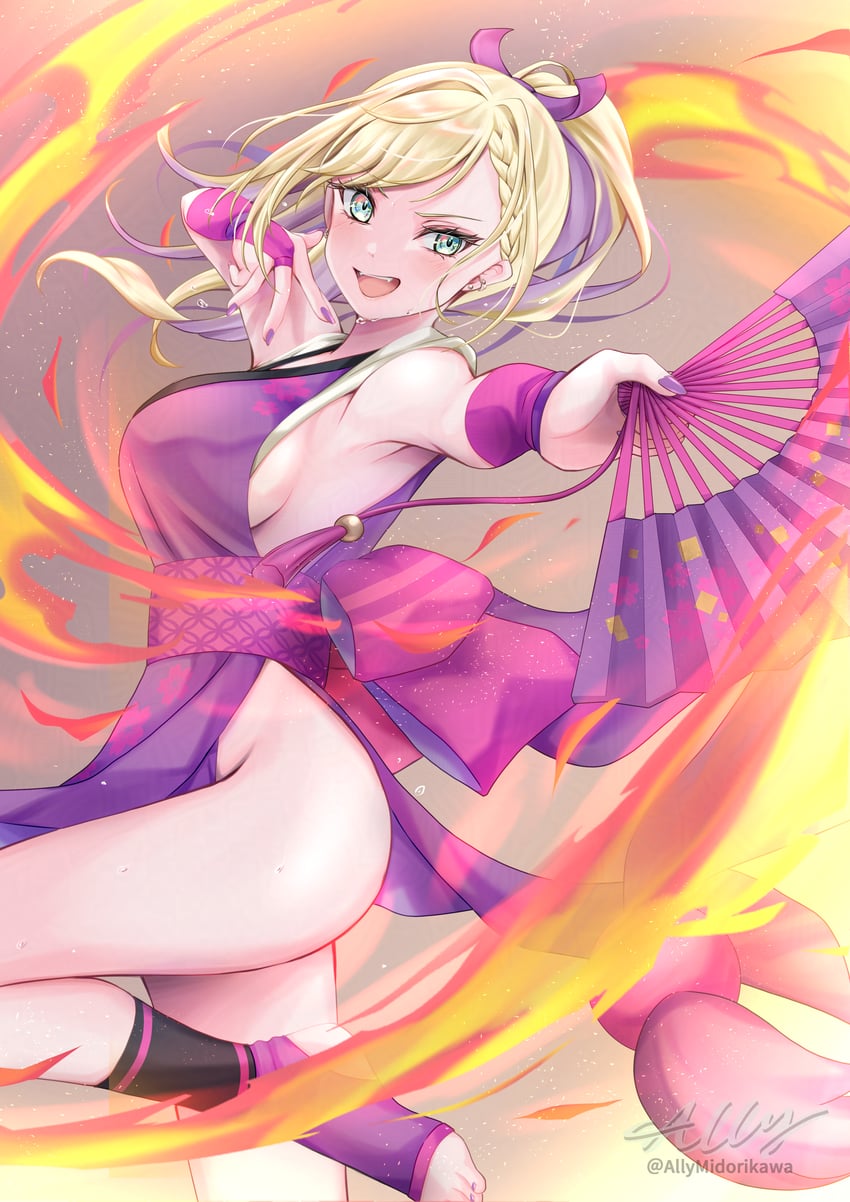 shiranui mai and kurumi noah (street fighter and 1 more) drawn by allymidorikawa