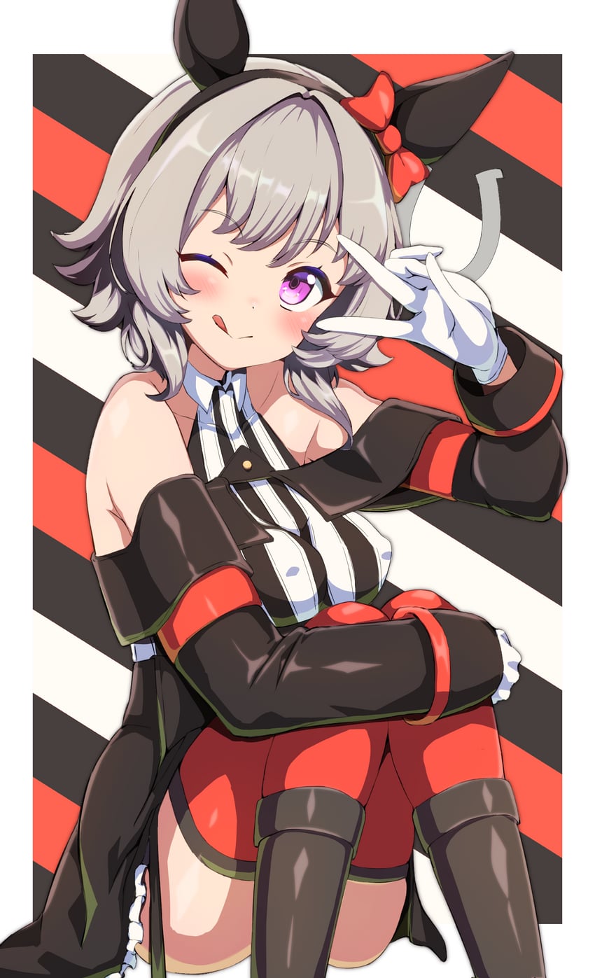 curren chan (umamusume) drawn by sushi_no_ikari