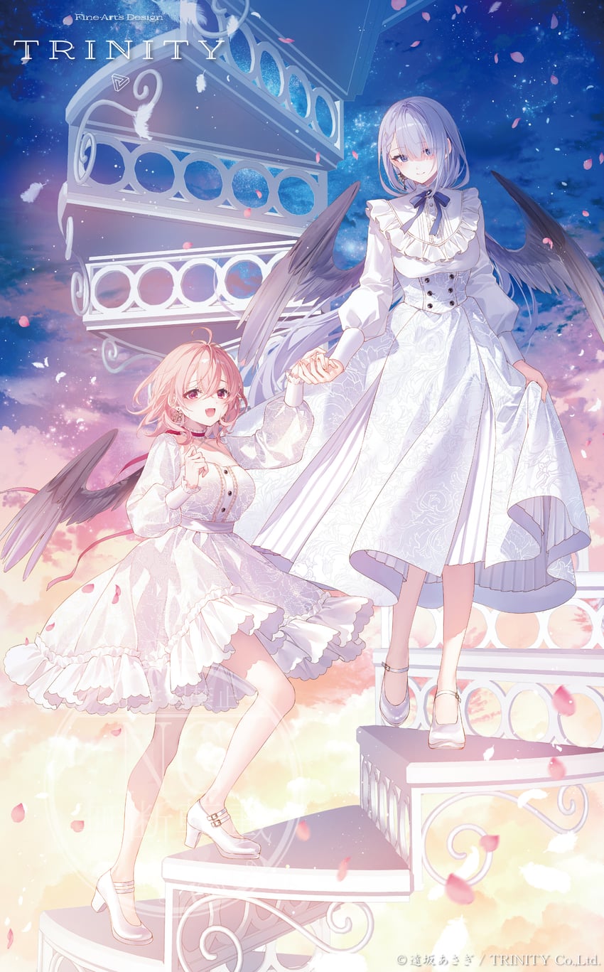 lily and leila (original) drawn by toosaka_asagi