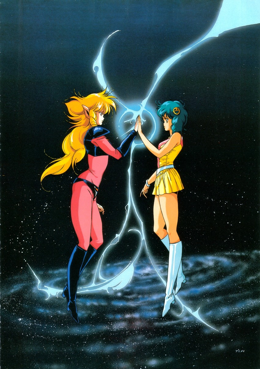 iczer-1 and kanou nagisa (iczer and 1 more) drawn by hirano_toshihiro