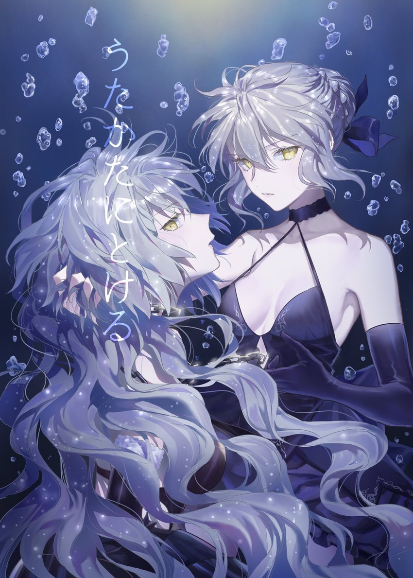 artoria pendragon, saber alter, and jeanne d'arc alter (fate and 1 more) drawn by nipi27