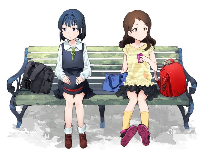 kitazawa shiho and mogami shizuka (idolmaster and 1 more) drawn by shirop_imas