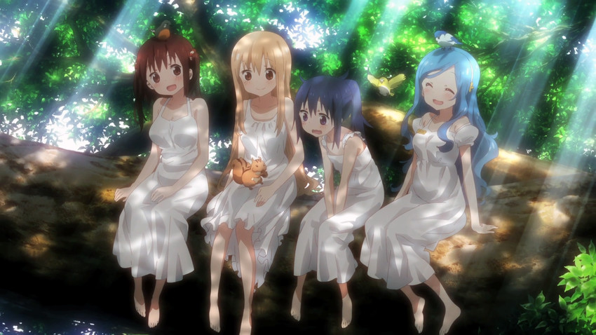doma umaru, ebina nana, motoba kirie, and tachibana sylphynford (himouto! umaru-chan)