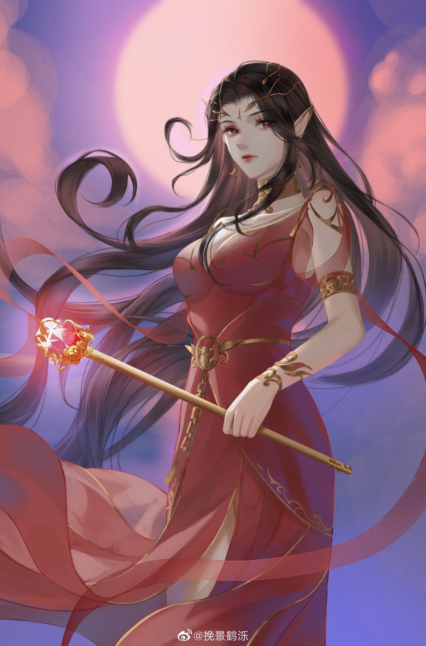 cai lin (doupo cangqiong) drawn by wan_jing_he_luo