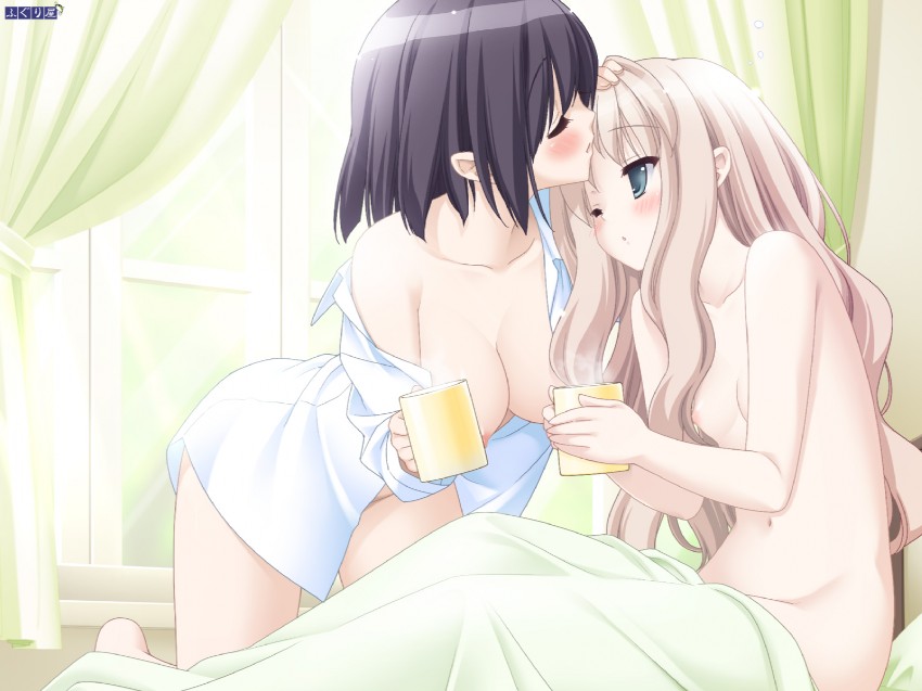 kawamura reo and sawaguchi mai (sono hanabira ni kuchizuke wo) drawn by kani_biimu