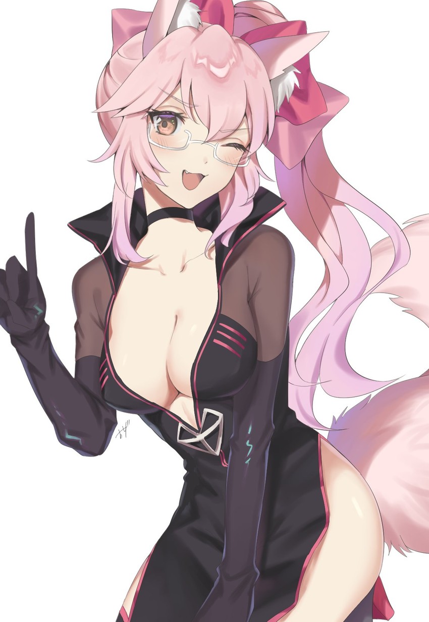 tamamo and koyanskaya (fate and 1 more) drawn by oshage_(osyage921)