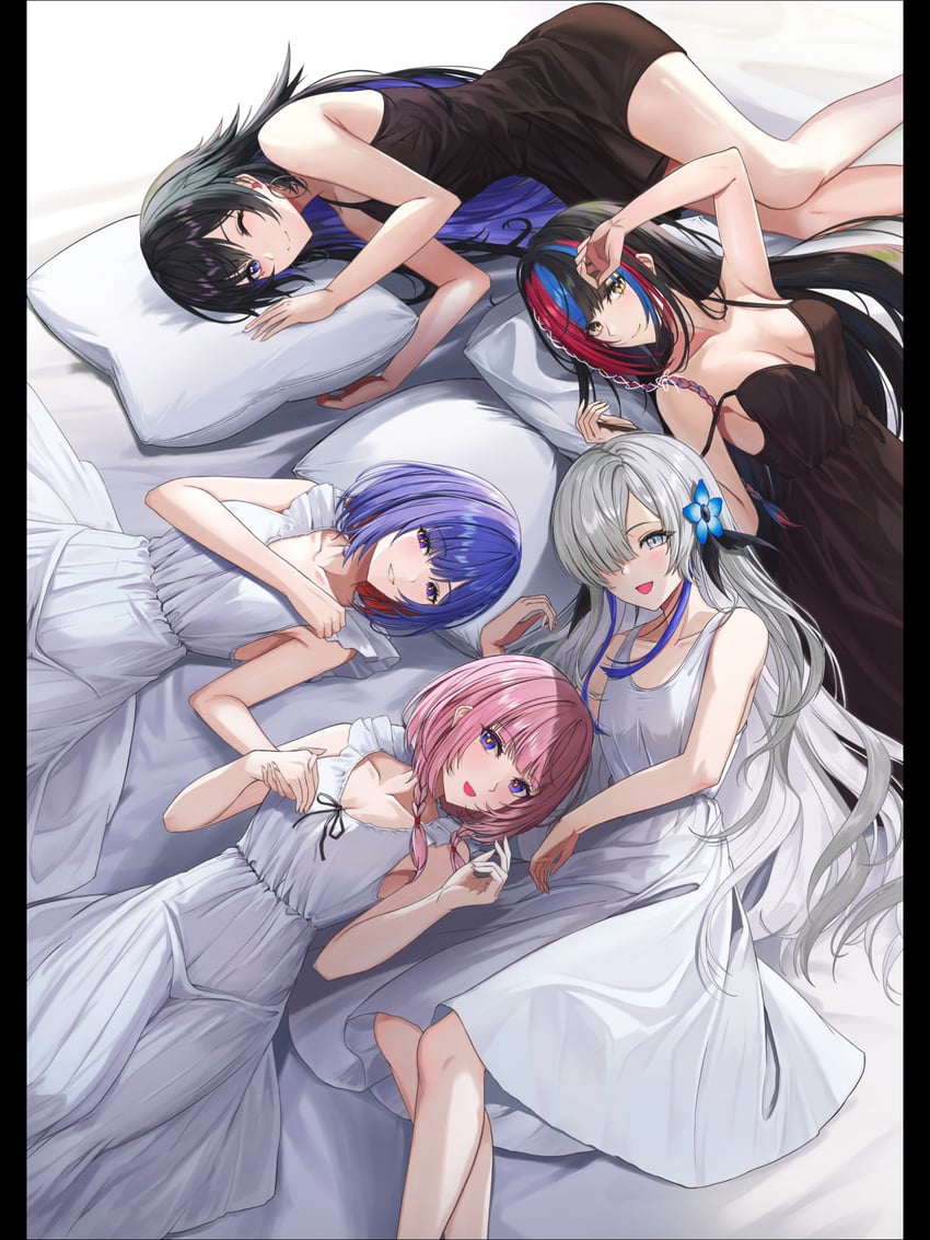 isekaijoucho, kaf, rim, koko, and harusaruhi (kamitsubaki studio) drawn by gurameso