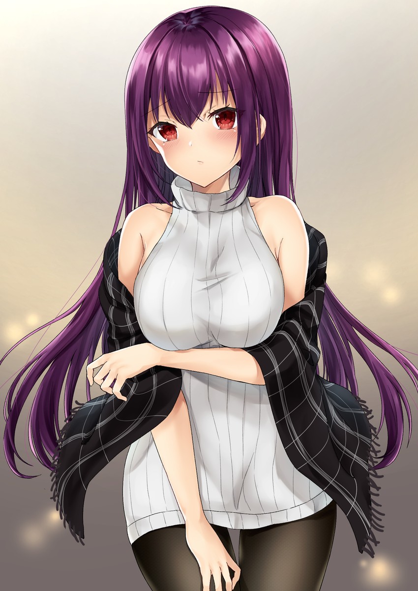 scathach (fate and 1 more) drawn by taruton_(konritu0821)