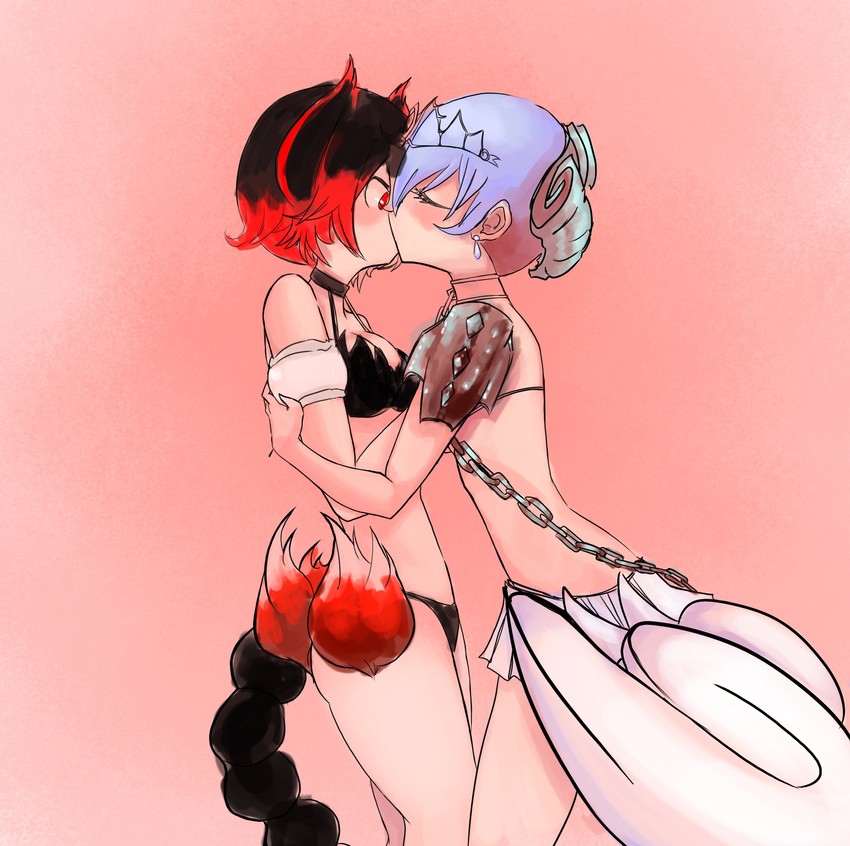 princess deluge and princess inferno (mahou shoujo ikusei keikaku and 1 more) drawn by coatifan