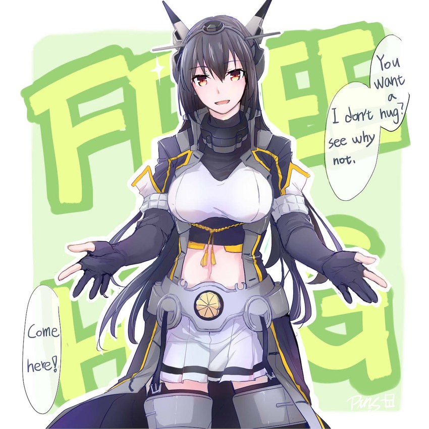 nagato and nagato kai ni (kantai collection) drawn by pin.s