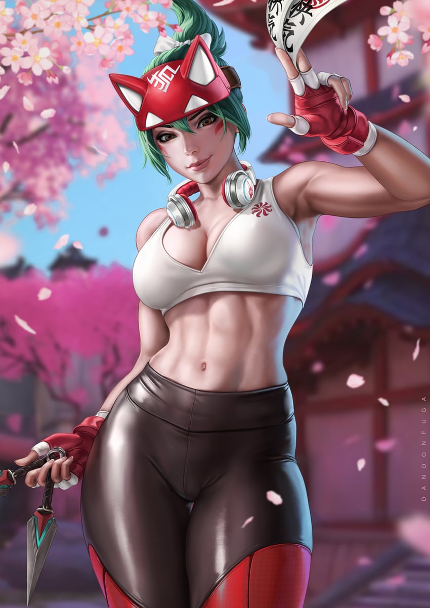 kiriko and athleisure kiriko (overwatch and 1 more) drawn by dandon_fuga