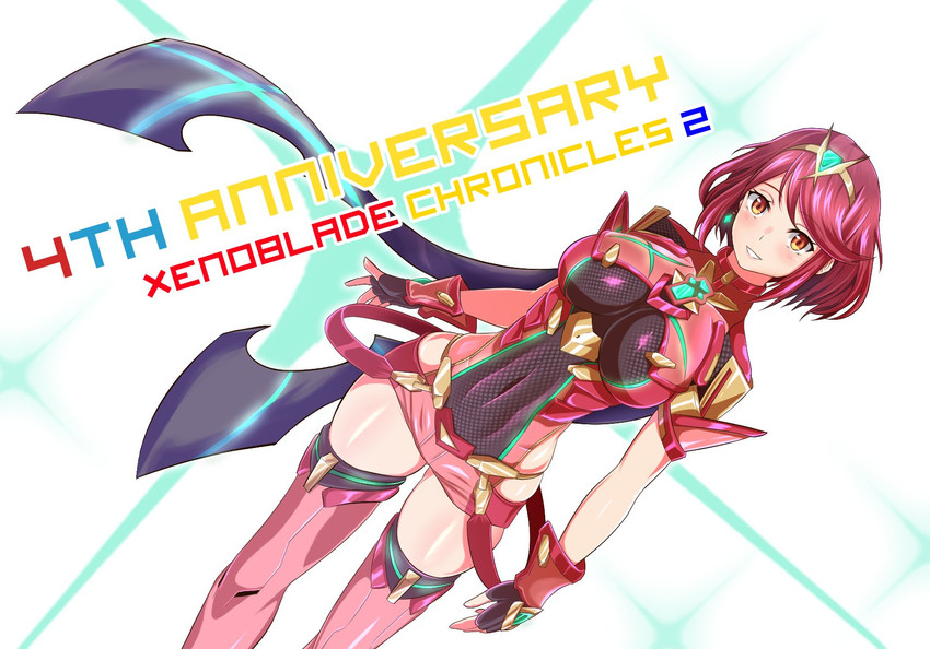 pyra (xenoblade chronicles and 1 more) drawn by samu_poteto
