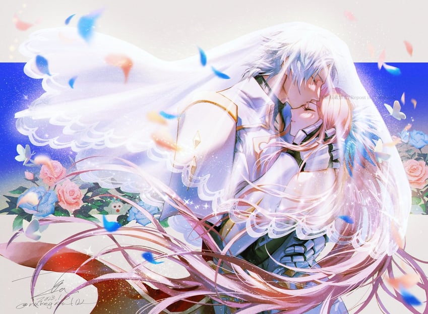 shionne and alphen (tales of and 1 more) drawn by nukegara102