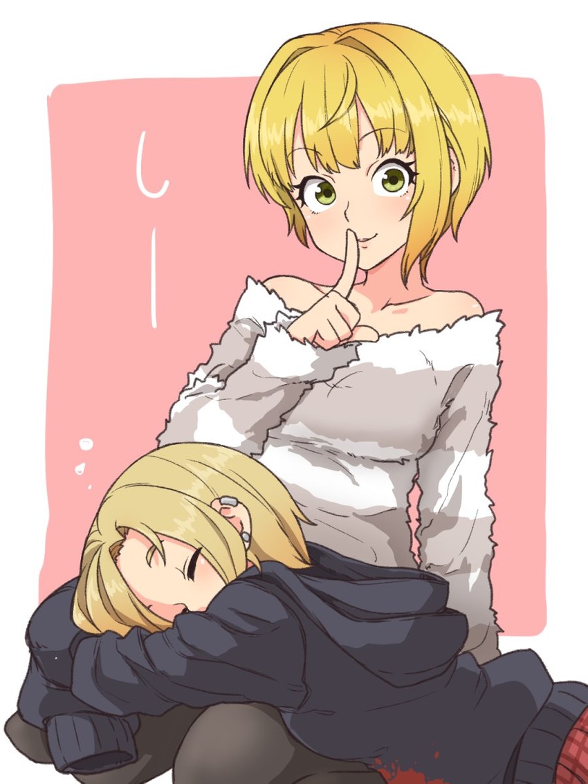 shirasaka koume and miyamoto frederica (idolmaster and 1 more) drawn by gazacy_(dai)