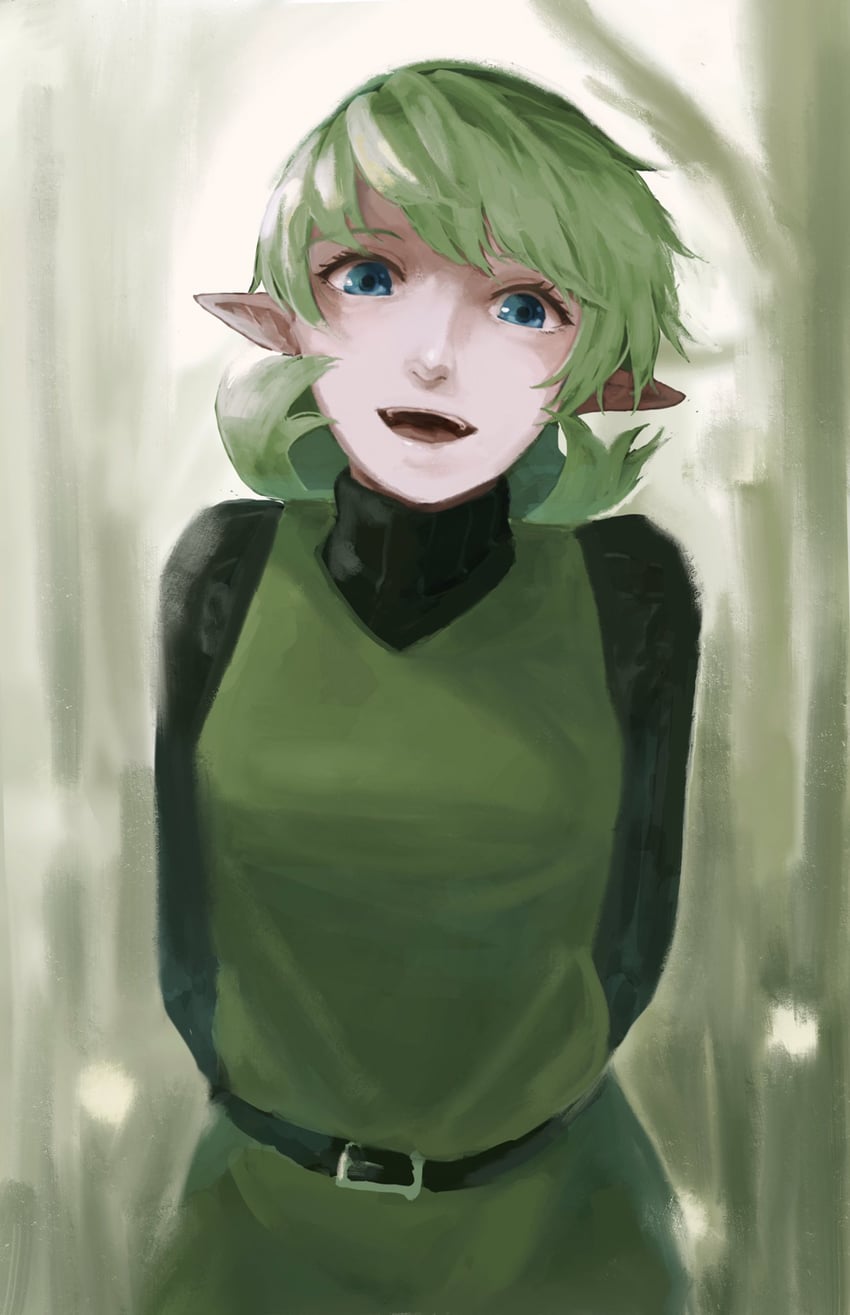saria (the legend of zelda and 1 more) drawn by otsubo_kiko