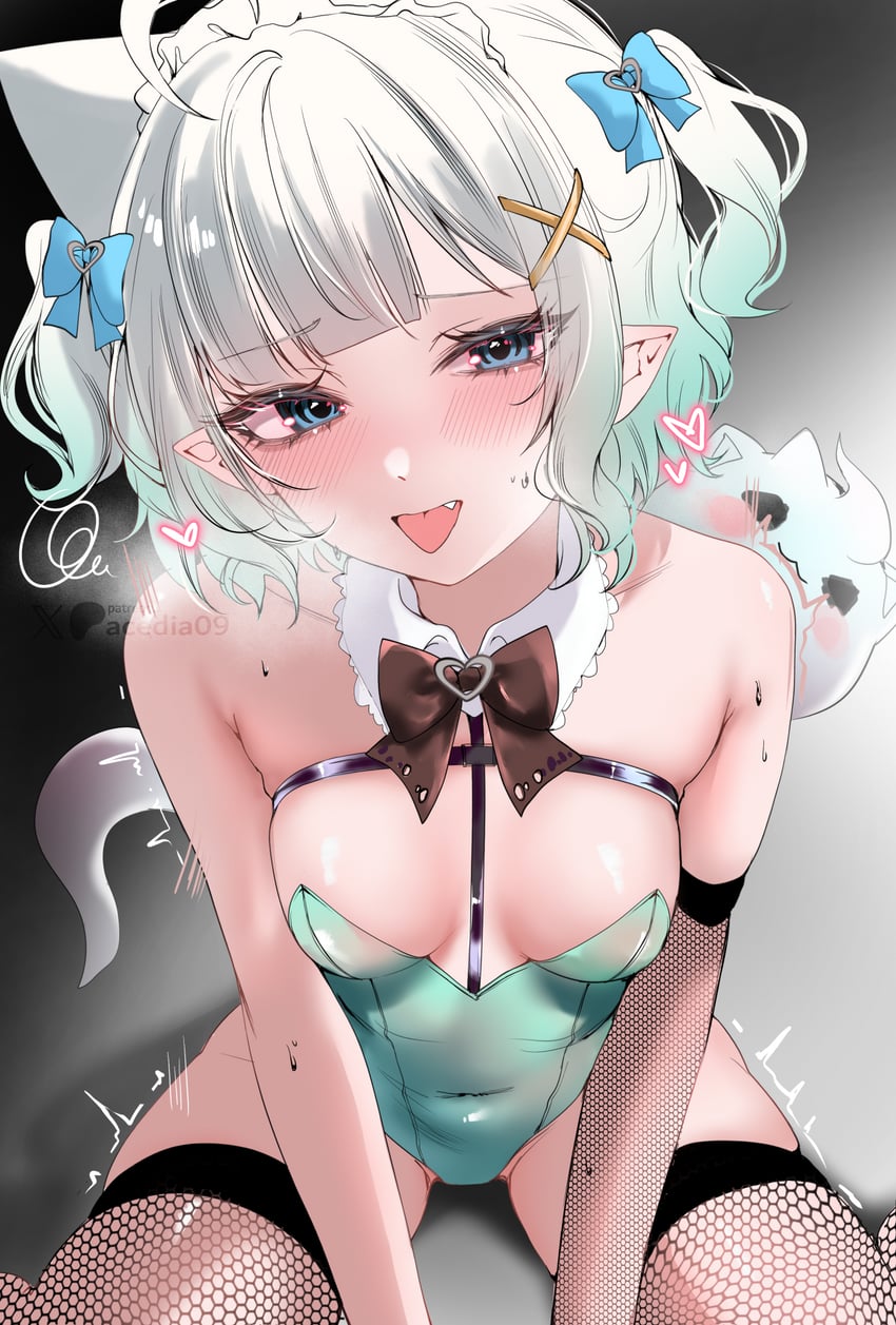 mint fantome and wisps (indie virtual youtuber) drawn by acedia