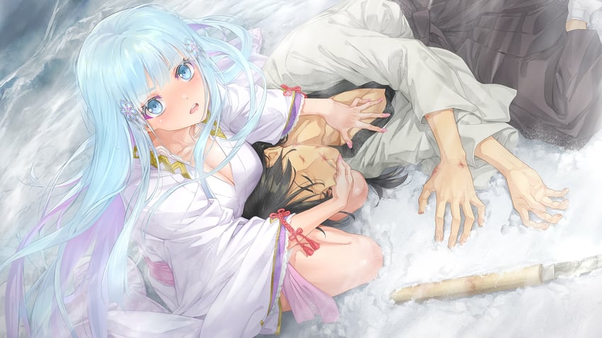 shirayuki hime (bishoujo mangekyou and 1 more) drawn by happoubi_jin
