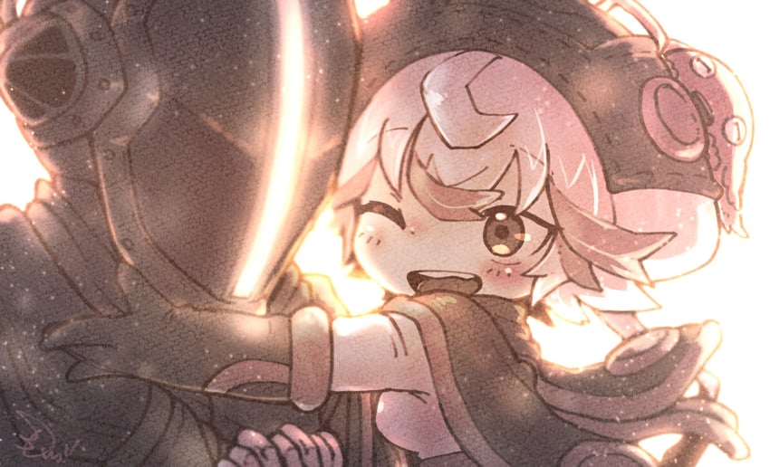 bondrewd, prushka, and meinya (made in abyss) drawn by bandam