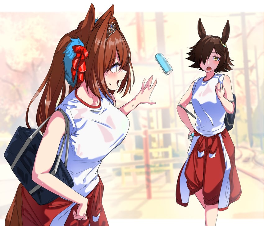 daiwa scarlet and vodka (umamusume) drawn by nerukichikatafukuma