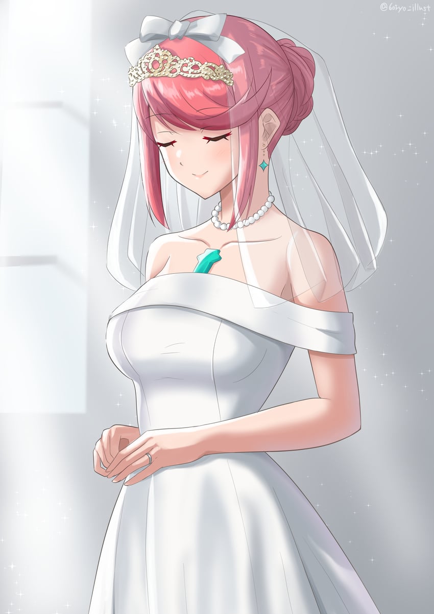 pyra (xenoblade chronicles and 1 more) drawn by ryochan96154