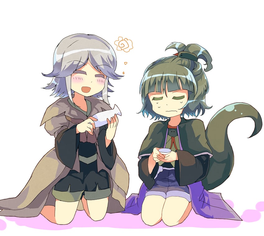 houlen yabusame and adagumo no saragimaru (len'en and 1 more) drawn by kijipoko