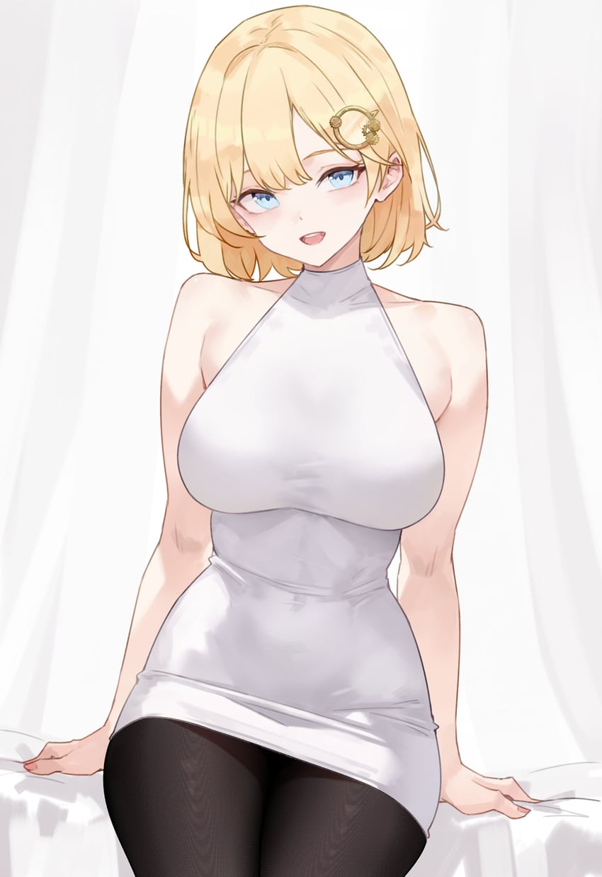 watson amelia (hololive and 1 more) drawn by bluefield