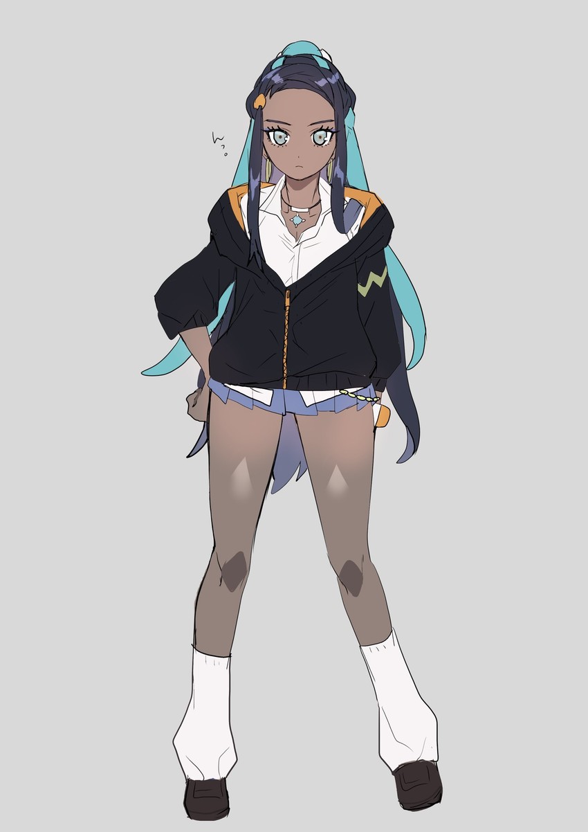 nessa (pokemon and 1 more) drawn by shirasu_uni