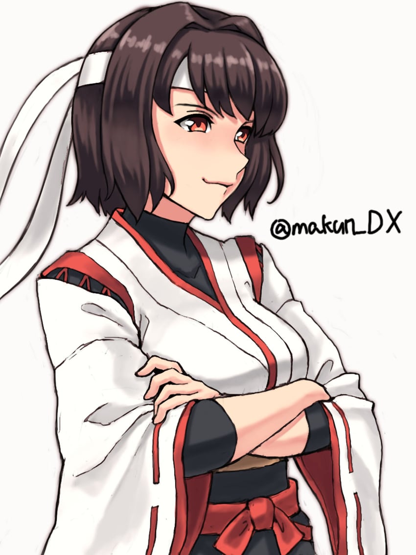 hyuuga and hyuuga kai ni (kantai collection) drawn by maakun_(makun_dx)