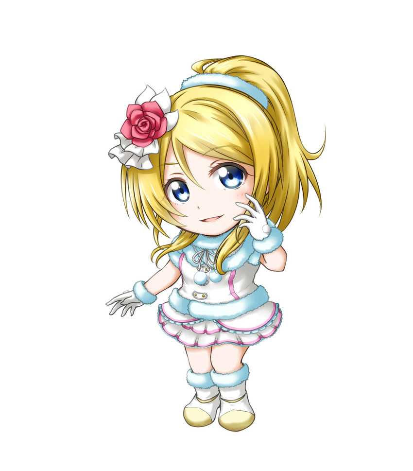 ayase eli (love live! and 1 more) drawn by kuena
