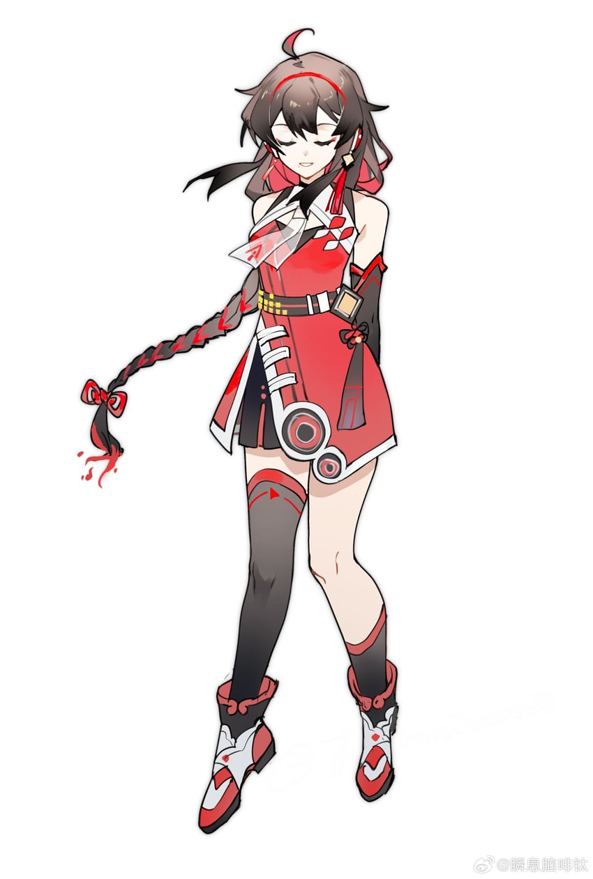 yuezheng ling (vocaloid and 1 more) drawn by titaniumtai