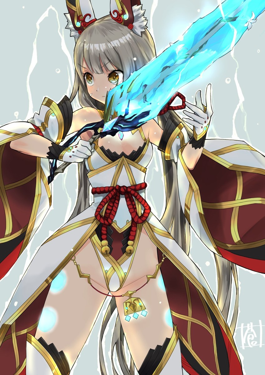 nia (xenoblade chronicles and 1 more) drawn by sou_(pale_1080)