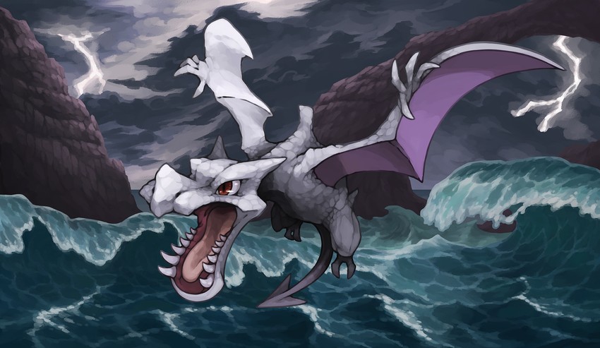 aerodactyl (pokemon) drawn by pearl7